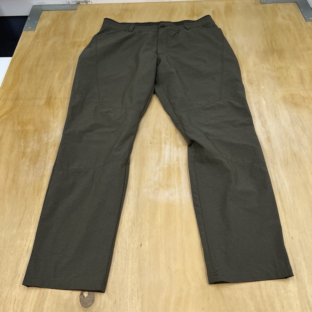 Kuhl Deceptr Chino Pants Mens 38x32 Slim Fit Tapered Leg Ripstop Stretch Green - Picture 2 of 13